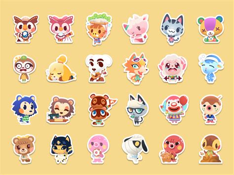 Animal Crossing Stickers Printable